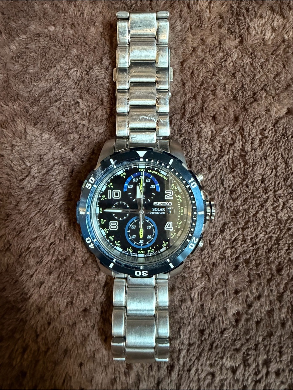 Seiko Jimmie Johnson Special Edition Solar Chronograph Watch